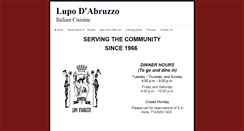 Desktop Screenshot of lupodabruzzo.com